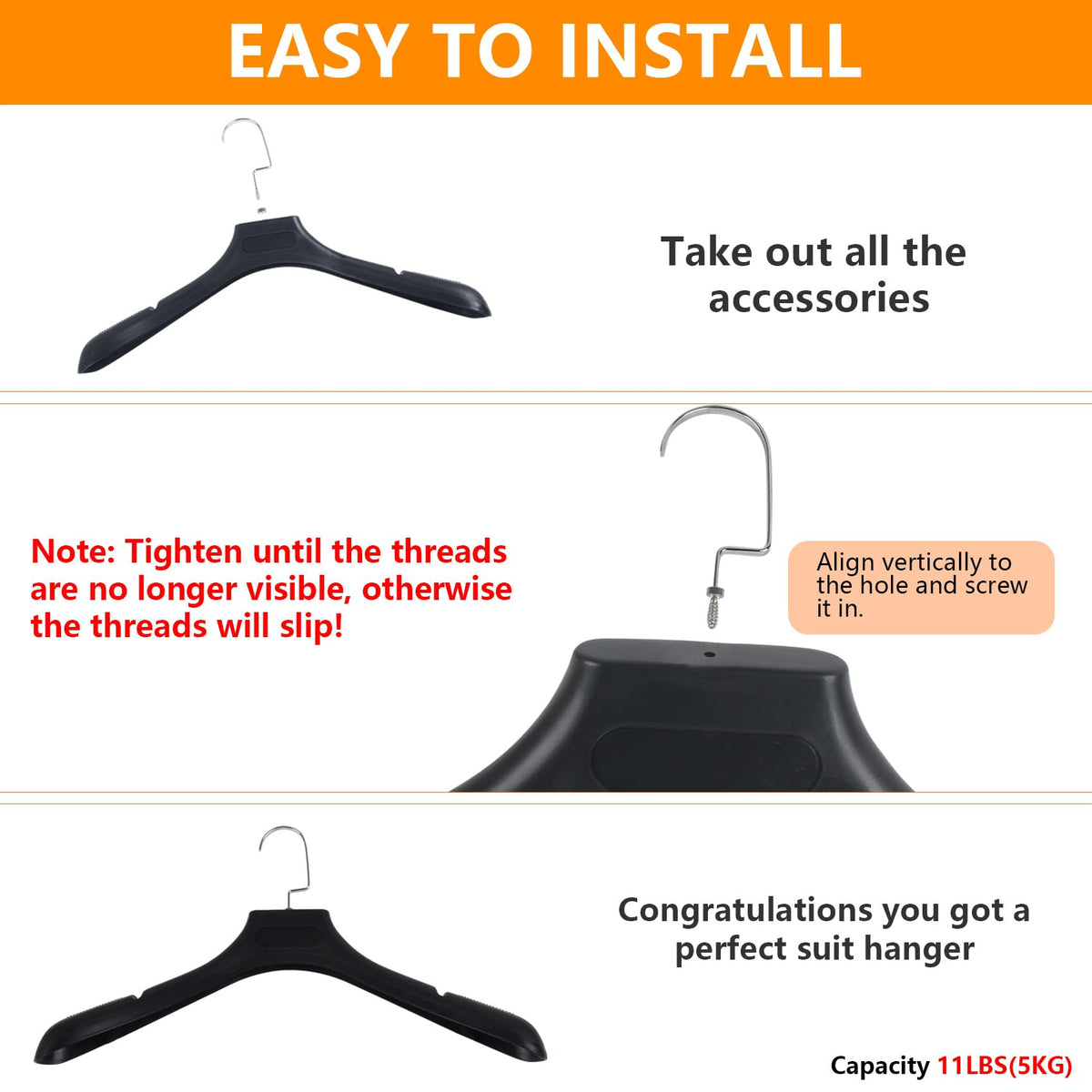 DEDU wardrobe-organizer-solution keeps closet neat and accessible.