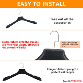 DEDU wardrobe-organizer-solution keeps closet neat and accessible.