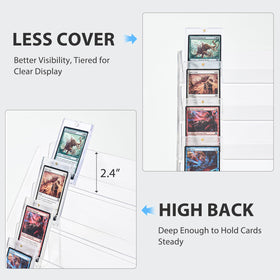 DEEIF 16-card capacity stand illustrates ample space