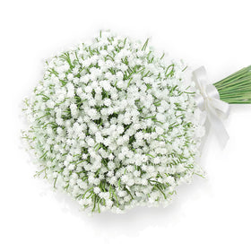 DEEMEI Babys Breath bouquet 30pcs, ideal for wedding decor.