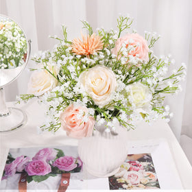 DEEMEI Babys Breath filler ideas for vintage and rustic palettes.