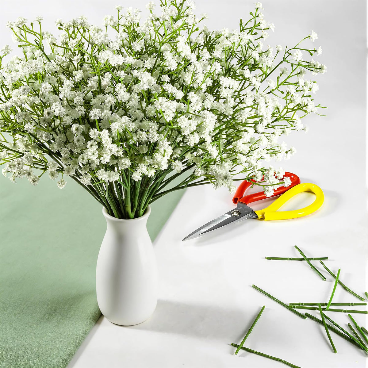 DEEMEI Babys Breath UV-resistant stems for long-lasting decor.