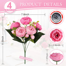 DEEMEI bright-color-artificial-flowers brighten spaces with warm, natural tones.