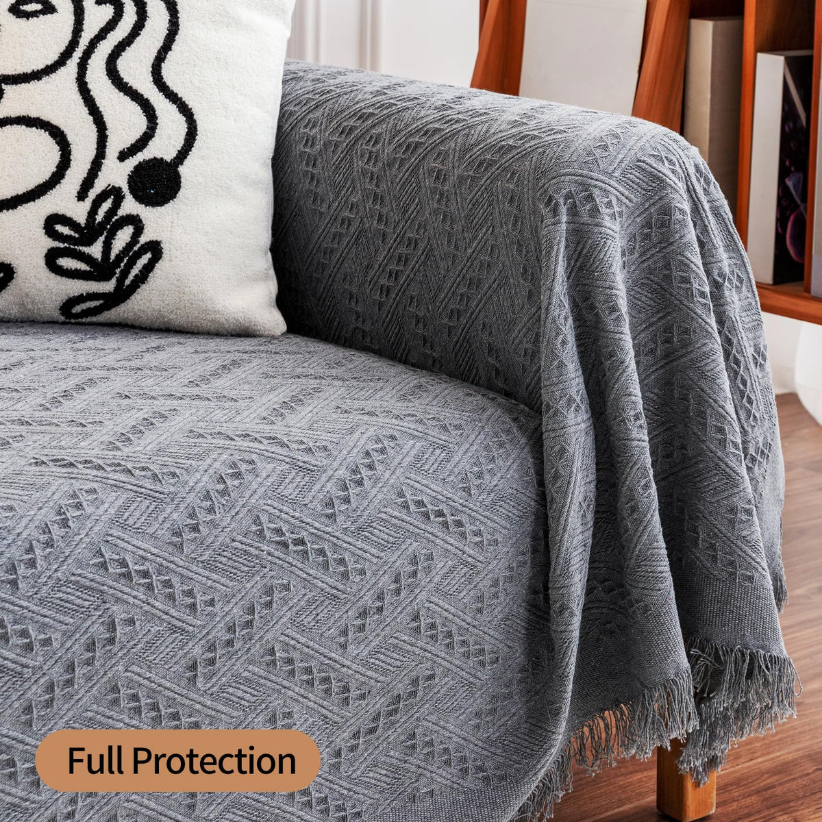 Deep Dream sofa slipcover XL 71x118 demonstrates easy installation and coverage.