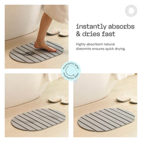 Deepstone non-slip base ensures stable footing on tile and wooden floors.