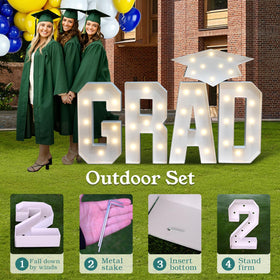 Deerher graduation cap decor adds authentic celebratory accents