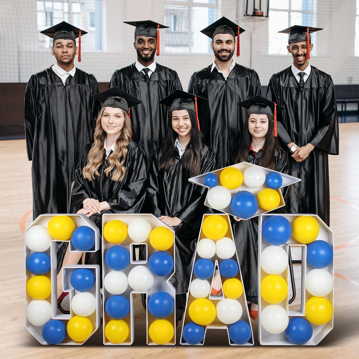 Deerher mosaic foam board grad art offers a vibrant display