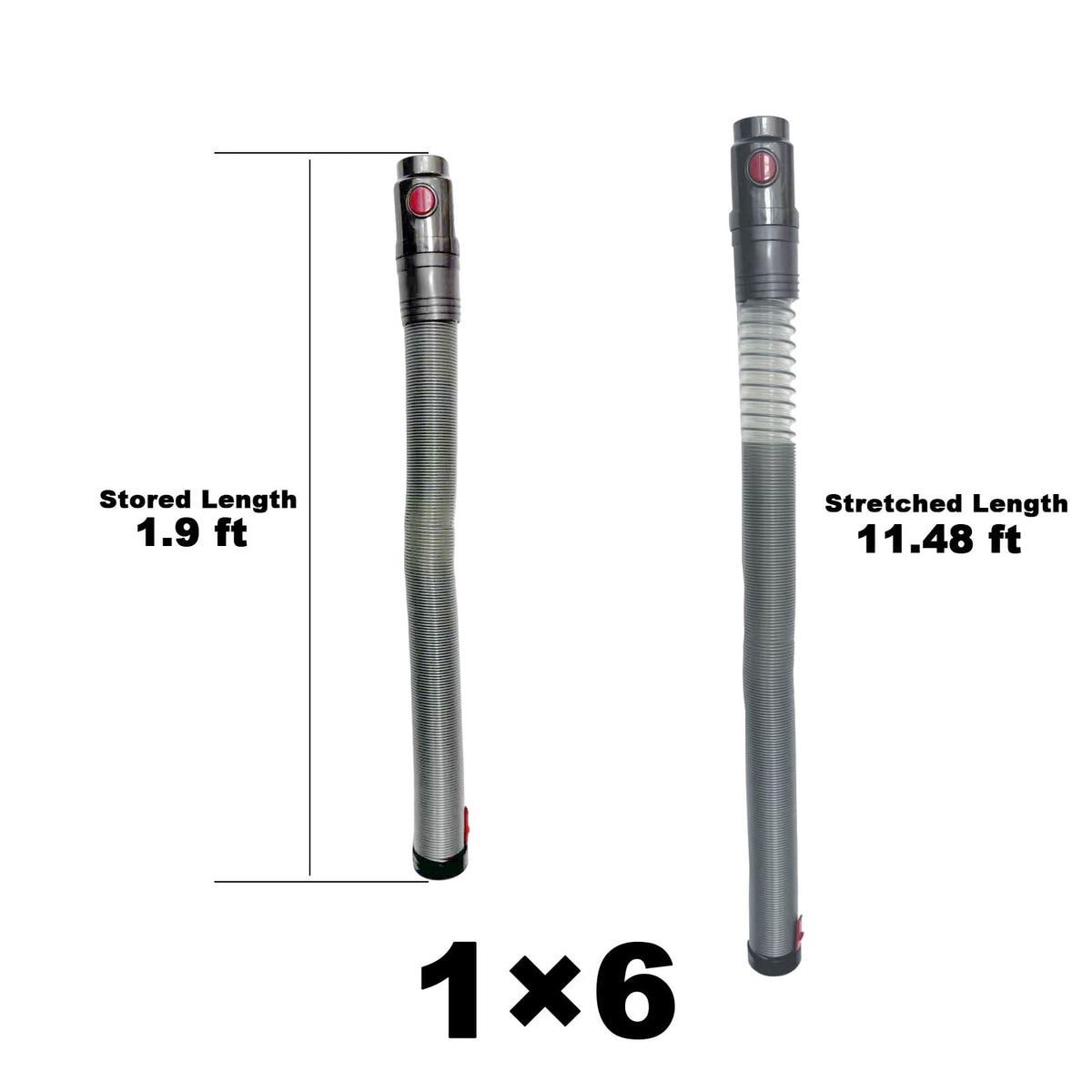 Defurry hose-assembly for Dyson DC65; model-wide compatibility.