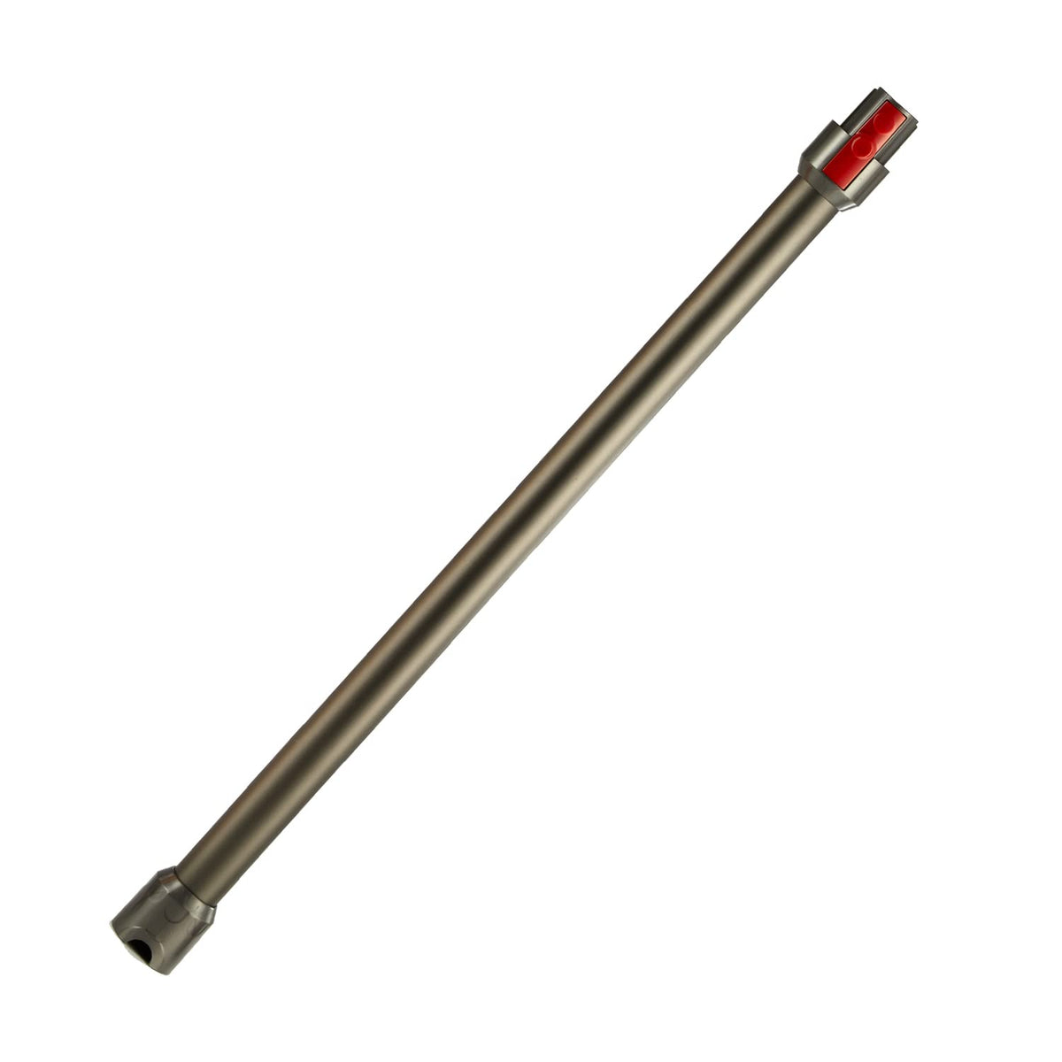 Defurry quick-release extension wand for Dyson models enables easy attachment.