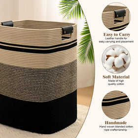 Degeyoyo laundry basket in bedroom setup complements decor while organizing laundry.