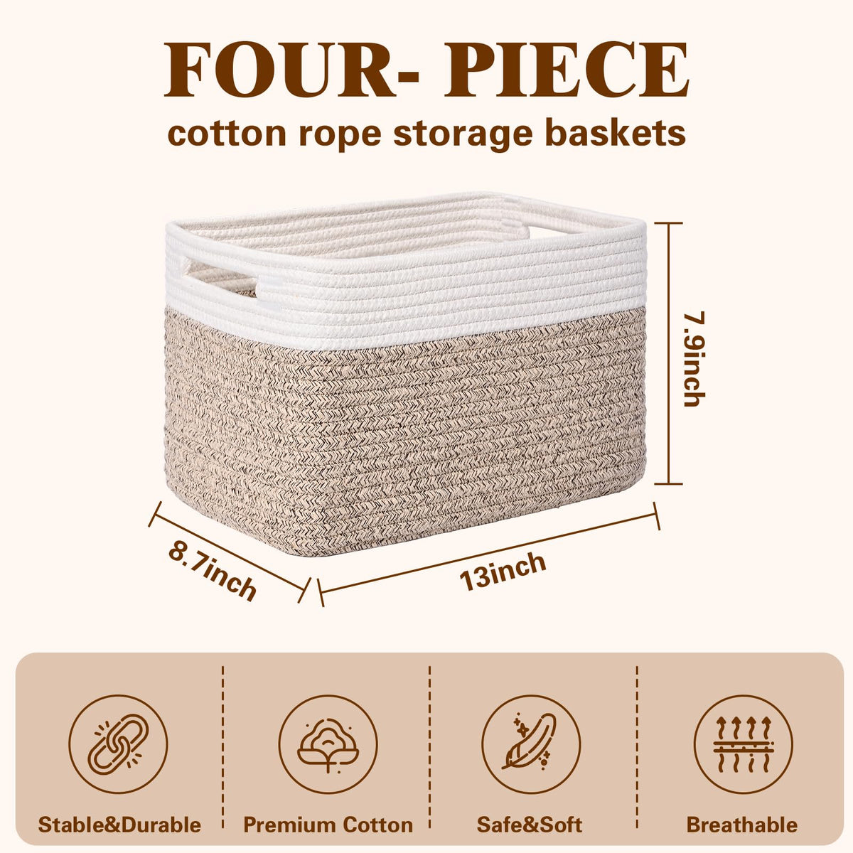 Degeyoyo woven basket used for toy storage in living room