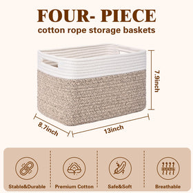 Degeyoyo woven basket used for toy storage in living room