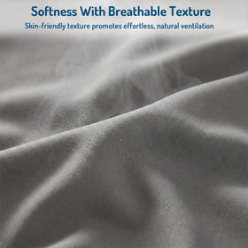Degrees of Comfort flat sheet offers soft-touch warmth and moisture management.
