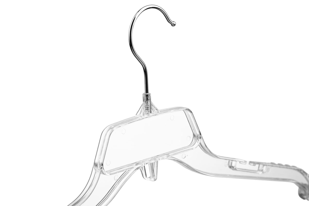 DEILSY clear coat hangers provide heavy-duty support for bulky coats