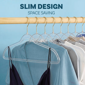 DEILSY hangers for shirts, dresses, and jackets suitable for home or retail displays.