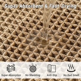 Dekafri mat is machine washable for easy care and refresh.