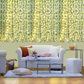 DEKEones ivy vine detail features 72 leaves per strand for realistic texture.