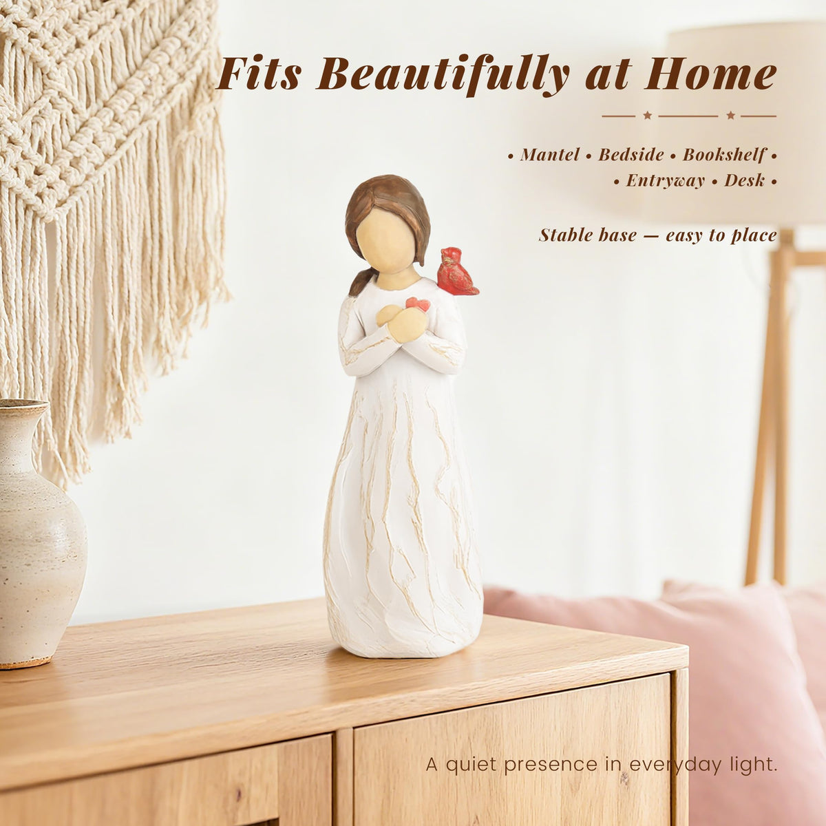 Dekismeos travel-friendly cardinal figure works as a personal shrine on the go.
