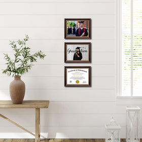 DEKWINN two wall hangers and back bracket for versatile mounting