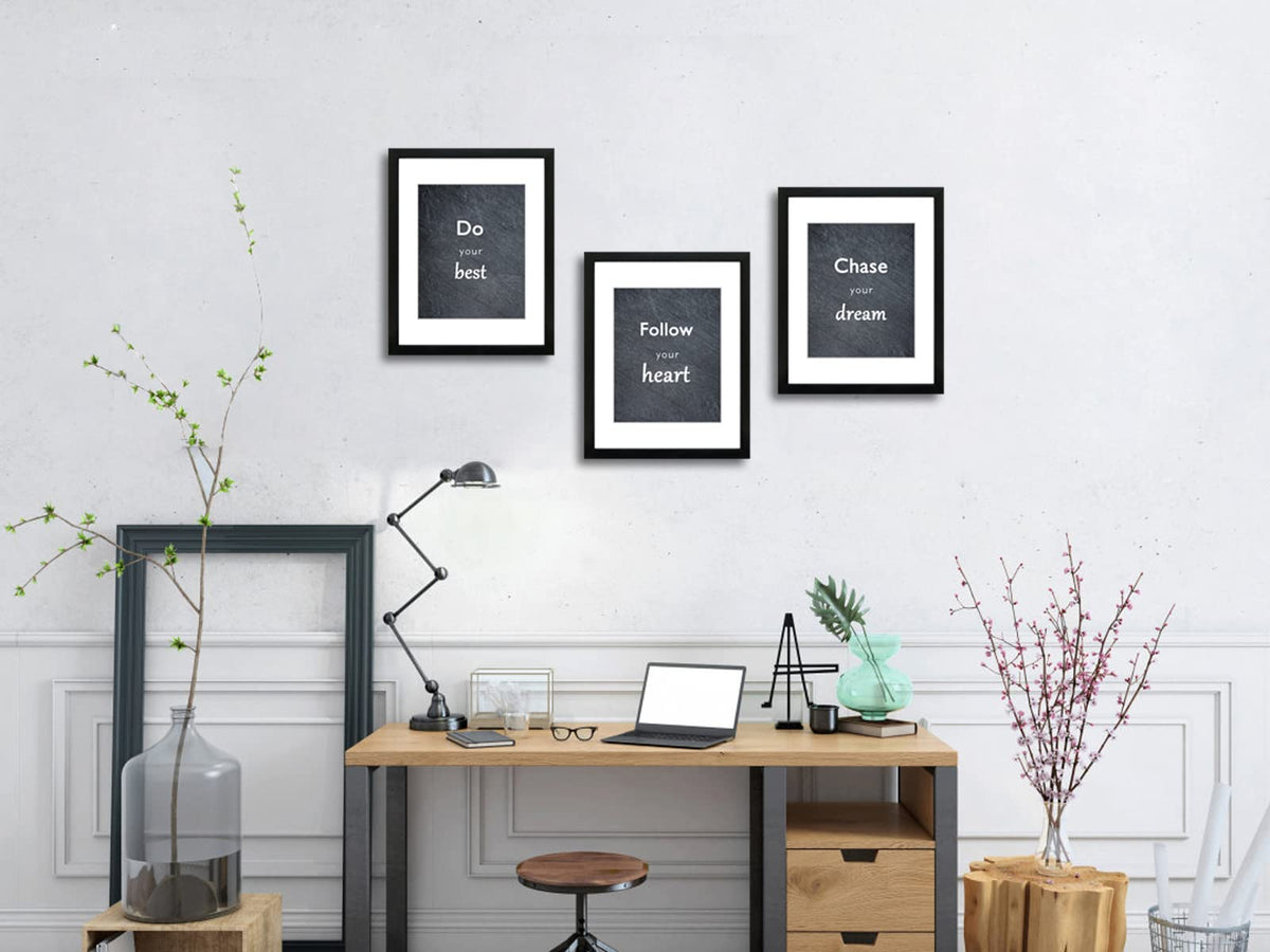 DEKWINN wall hanging hangers demonstrate easy gallery layout