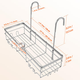 DELLAN caddy fits chair armrests up to 1.4 inches for secure fit.