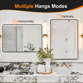 Delma durable bathroom mirror built for daily use and long-lasting appeal.