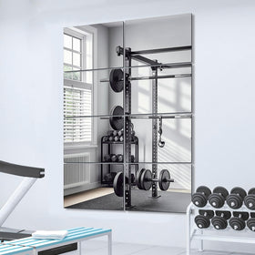 Delma mirror tiles safety-edge frosted finish for safer handling.