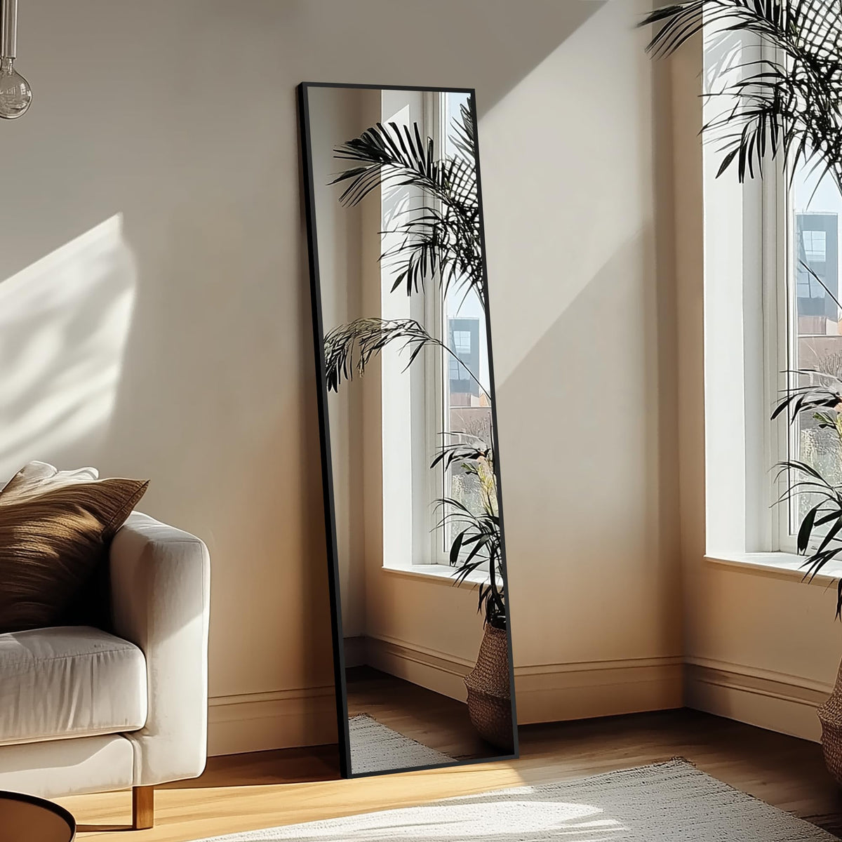 Delma mirror back with explosion-proof safety design