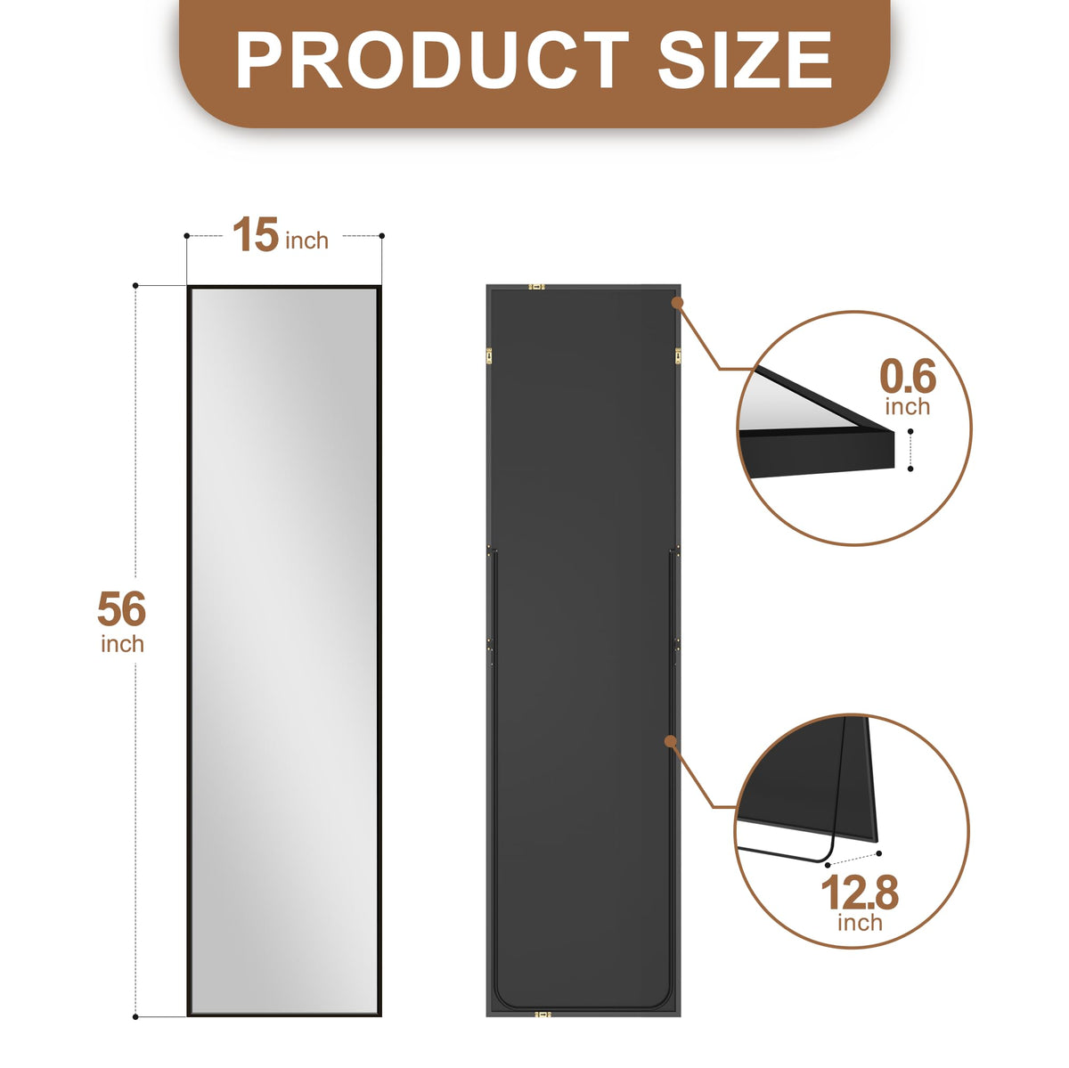 Delma wall-mount kit with included screws and anchors