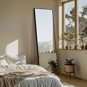 Delma mirror with high-definition reflection for crisp outfit checks