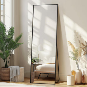 Delma full-length mirror, front view, clear dressing checks