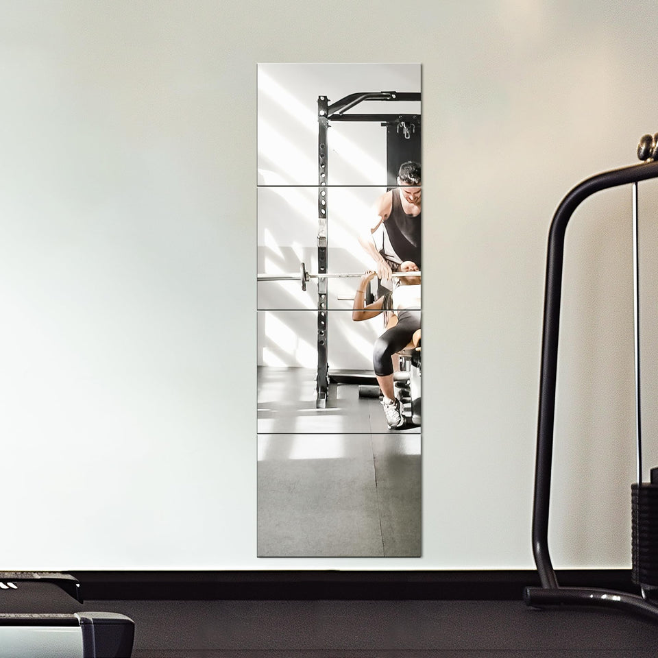 Delma wall mirror tiles 16x12 for bright hallway reflections.