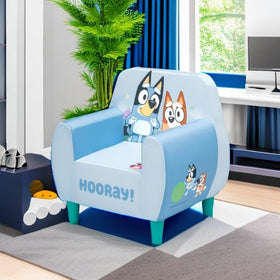 Delta Children Bluey Foam Chair generous dimensions for older kids
