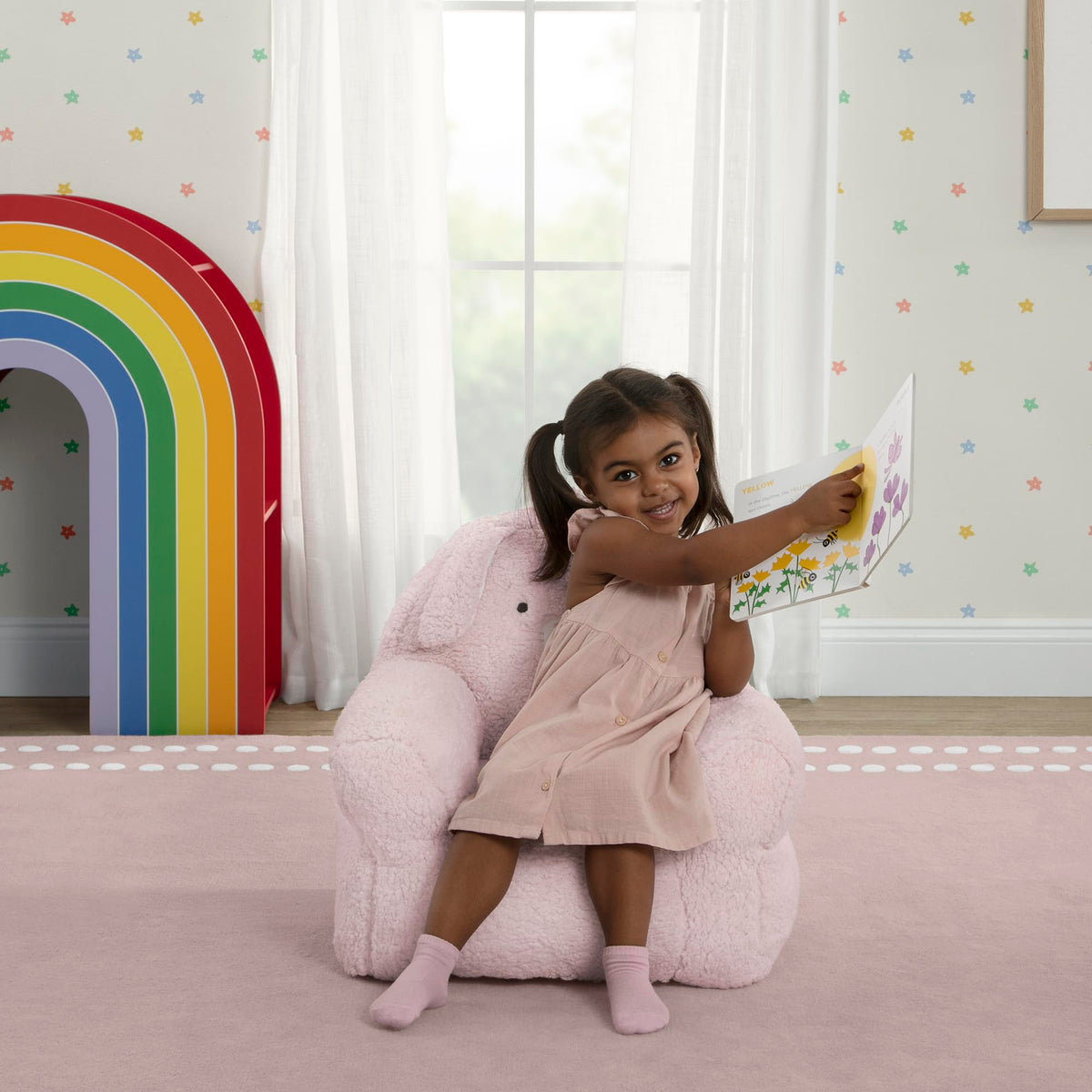 Delta Children Cozee Buddy Chair comes fully assembled and ready to use.