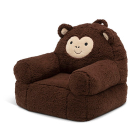 Delta Children Cozee Buddy Chair Monkey in a playroom setup, adding whimsy