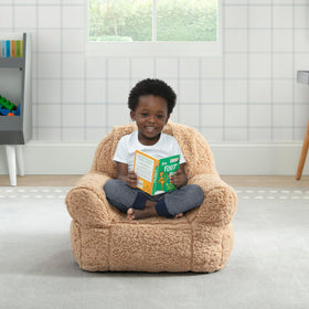 Delta Children Cozee Buddy Dog Chair embroidered-detail adds playful charm.