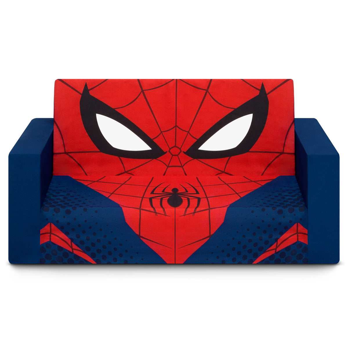 Delta Children Cozy Spider-Man setup suited for shared playrooms