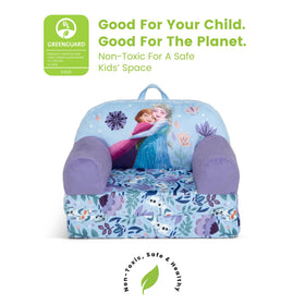 Delta Children Disney Frozen Cozee Buddy flip-out chair purple safety standards and kid friendly design