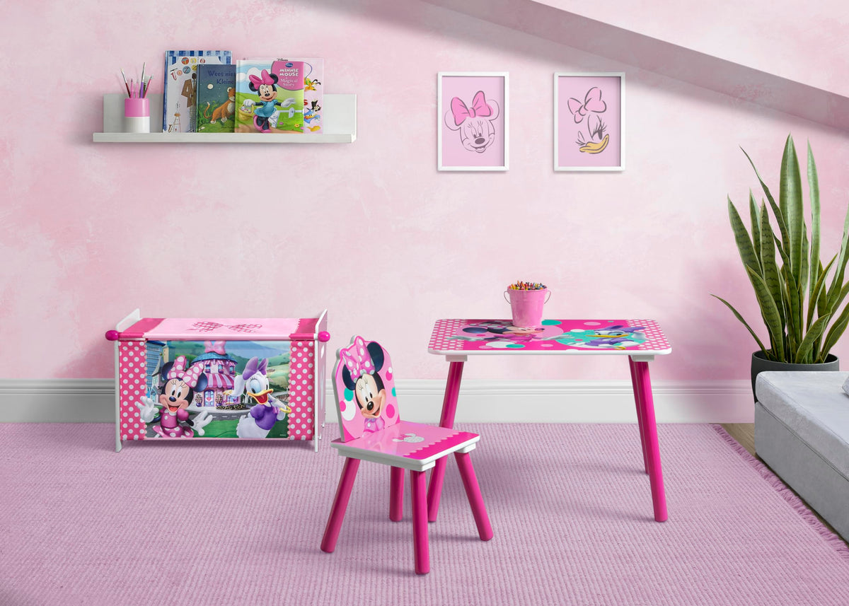Delta Children Minnie Mouse chair designed for toddler comfort and height