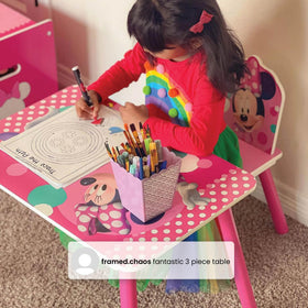 Delta Children Minnie Mouse finish provides scratch-resistant durability