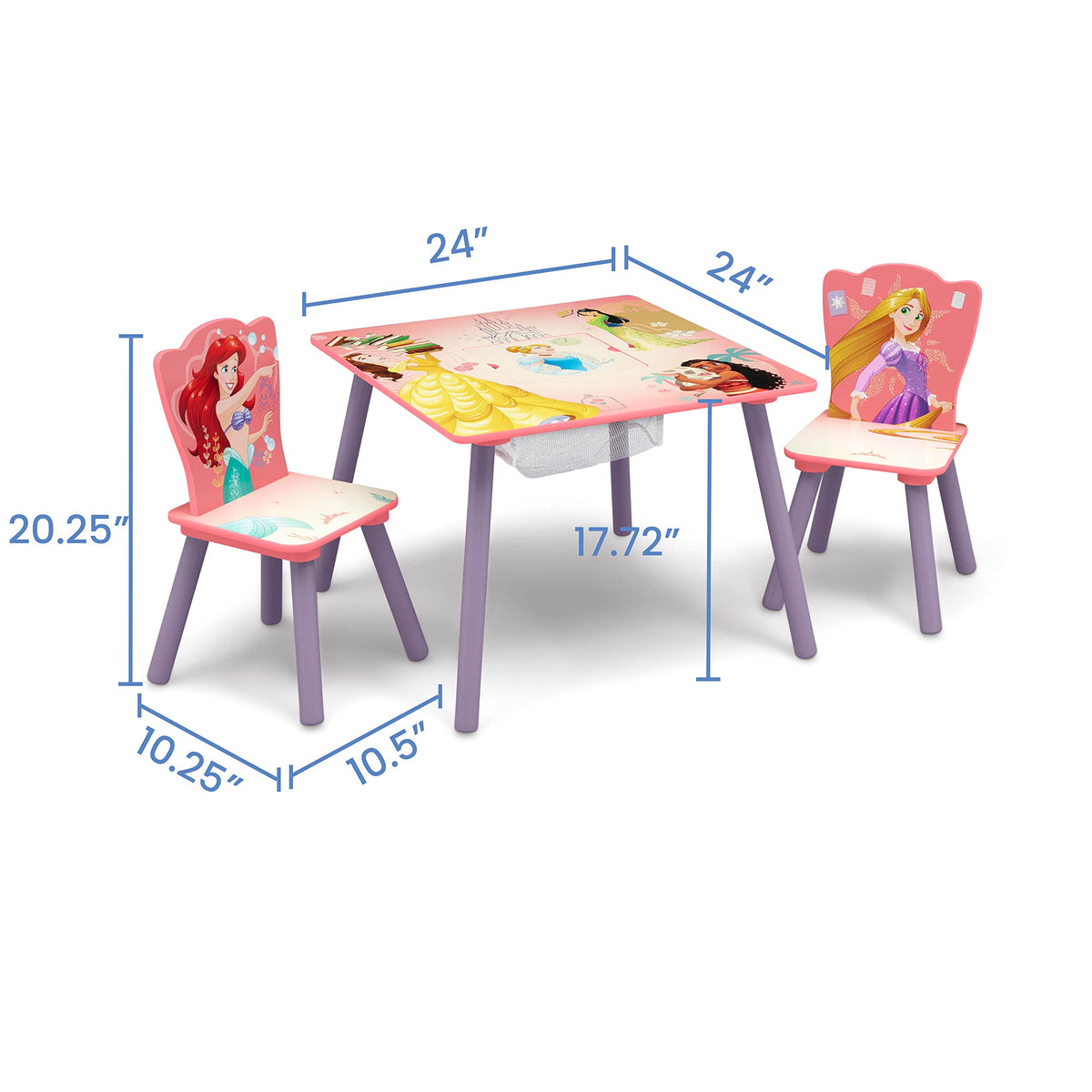 Delta Children Disney Princess set is easy to assemble for busy families.