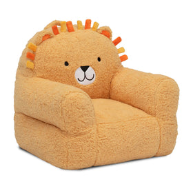 Delta Children Lion Cozee Buddy Chair orange expansion after unboxing