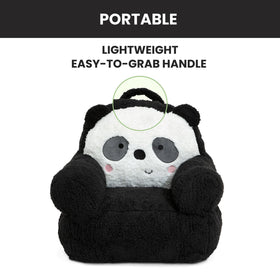 Delta Children Panda Cozee Buddy Chair spot-clean surface for quick care