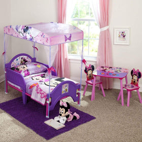 Delta Children safety-lock table foreground highlighting secure play surface.