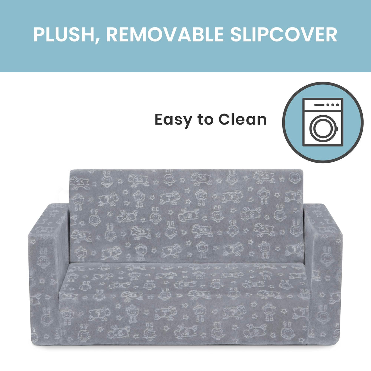 Delta Children Serta Perfect Sleeper non-slip bottom keeps the chair in place