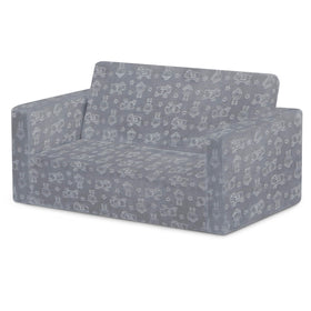 Delta Children Serta Perfect Sleeper versatile toddler couch in a playroom