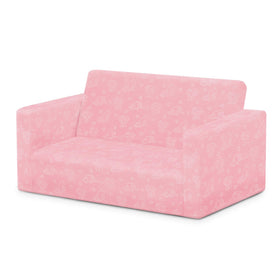 Delta Children Serta Perfect Sleeper two-kid-comfort highlights shared seating for siblings.