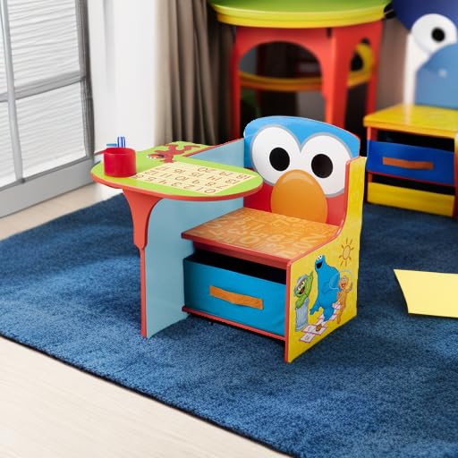 Durable engineered wood and fabric finish withstands active play and wipes clean easily.
