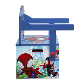 Delta Children Spidey bench assembly guide illustration