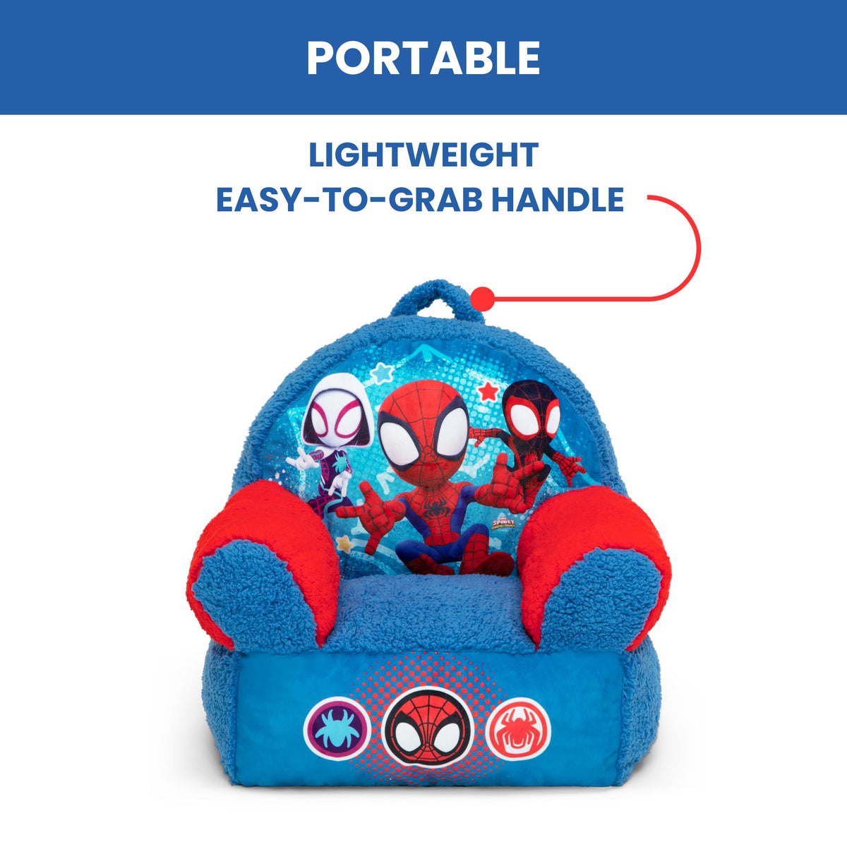 Delta Children Cozee Buddy Chair size fits toddlers for reading
